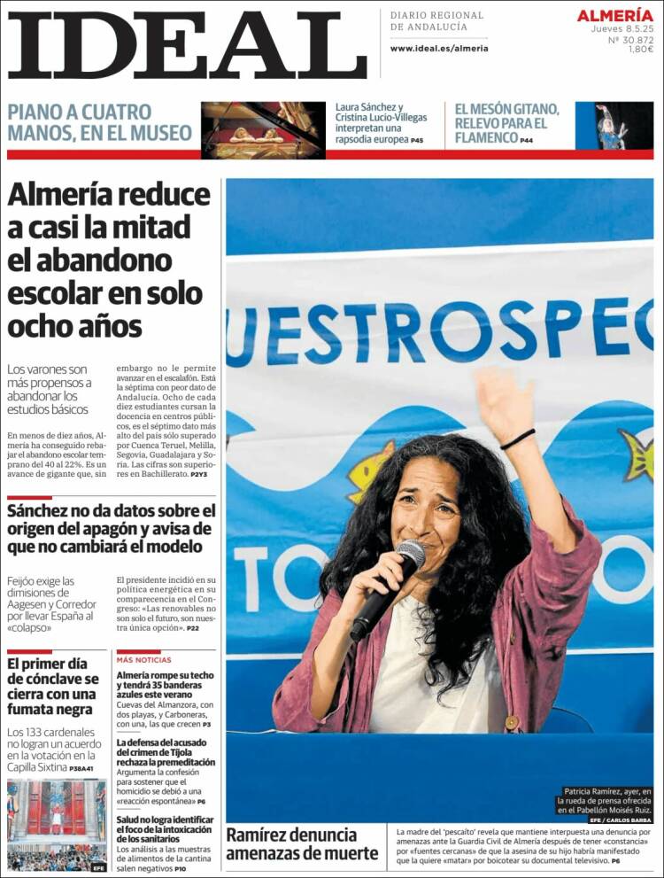 Portada de Ideal Almeria (España)