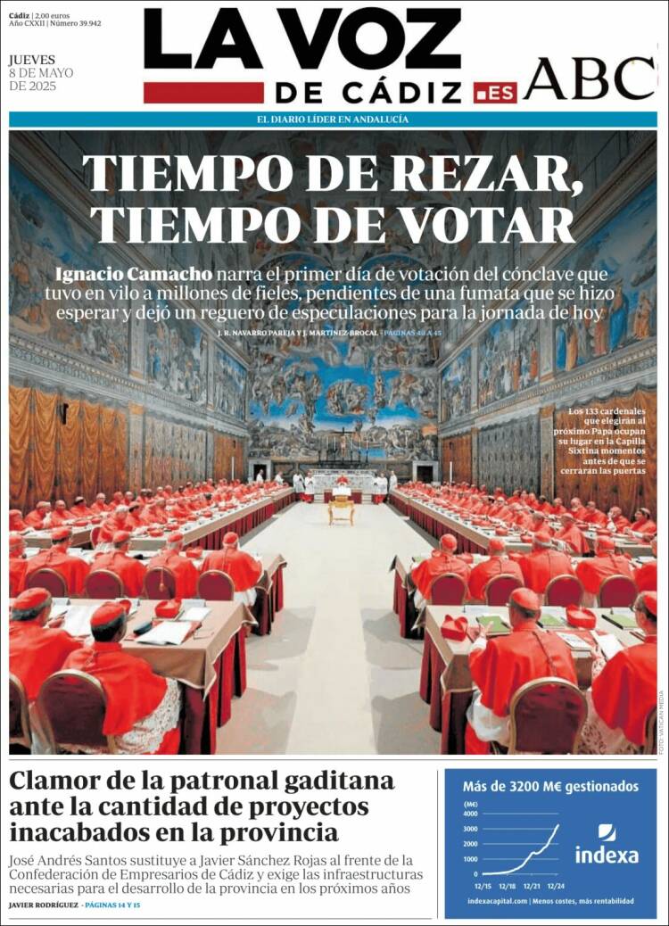 Portada de La Voz de Cádiz (Spain)