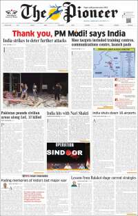Portada de The Pioneer (India)