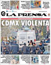 Portada de La Prensa (Mexico)
