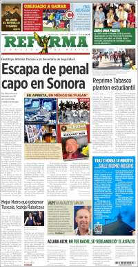 Portada de Reforma (Mexico)