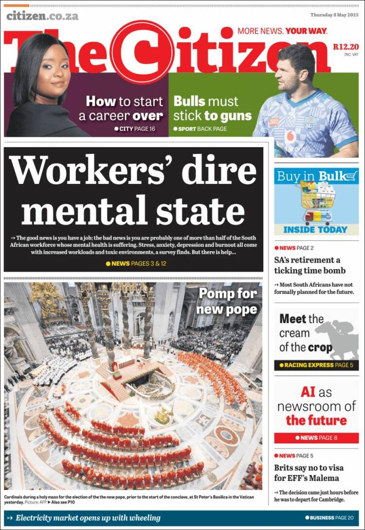Portada de The Citizen (South Africa)