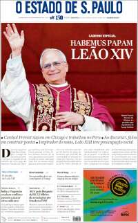 Portada de O Estado de São Paulo (Brasil)