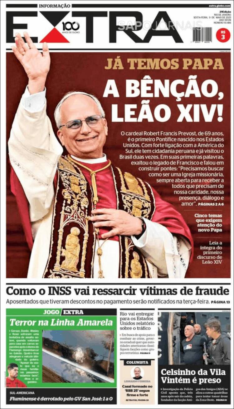Portada de Extra (Brasil)