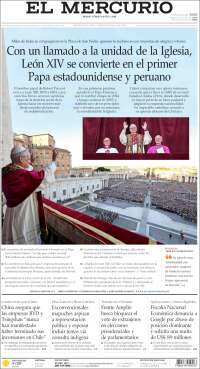Portada de El Mercurio (Chile)