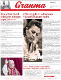 Portada de Granma (Cuba)