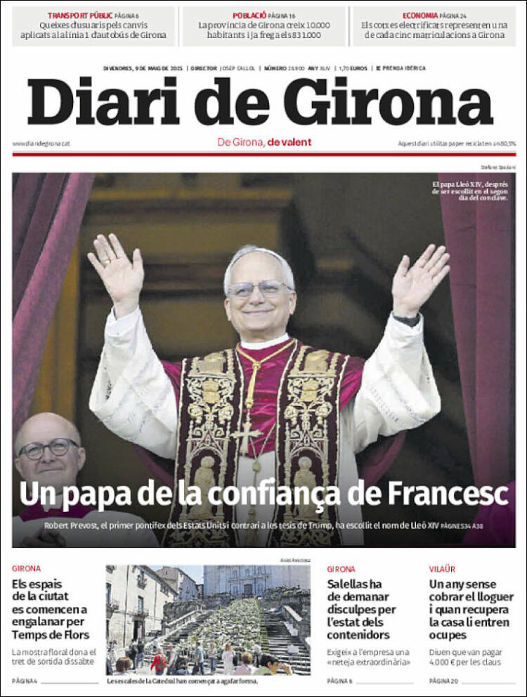 Portada de Diari de Girona (Spain)
