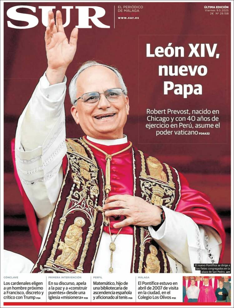 Portada de Diario el Sur (España)