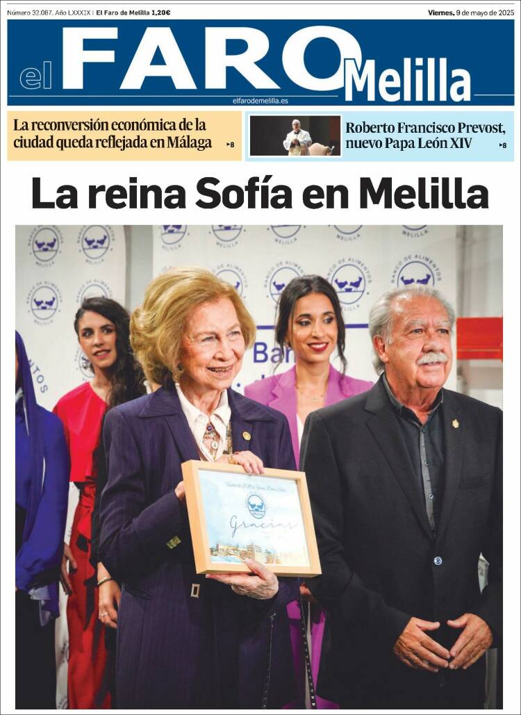 Portada de El Faro de Melilla (Spain)