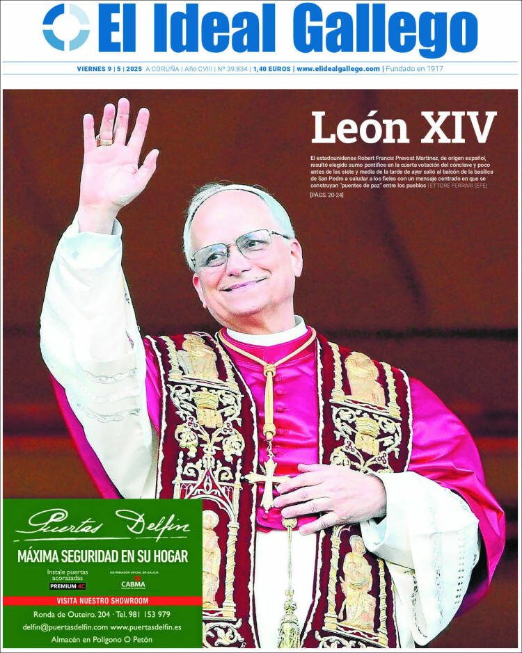 Portada de El Ideal Gallego (España)