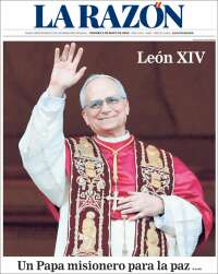 Portada de La Razón (Spain)