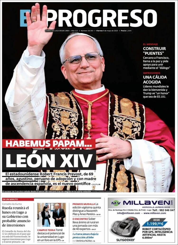 Portada de El Progreso (España)