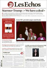 Portada de Les Echos (France)