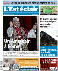 Portada de L'Est Eclair (France)
