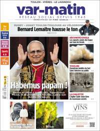 Portada de Var-Matin (France)
