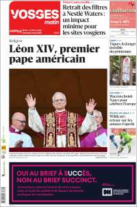 Portada de Vosges Matin (France)