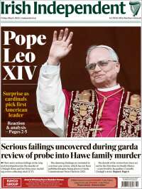 Portada de Irish Independent (Irlanda)