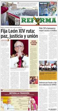 Portada de Reforma (México)