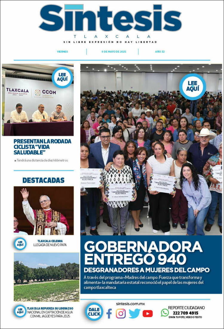 Portada de Síntesis de Tlaxcala (México)