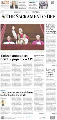 Portada de The Sacramento Bee (USA)