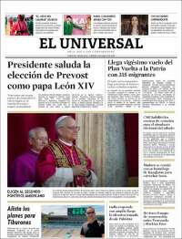 Portada de Universal (Venezuela)
