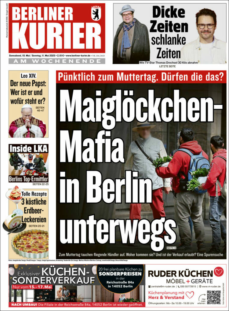 Portada de Berliner Kurier - Startseite BK (Alemania)