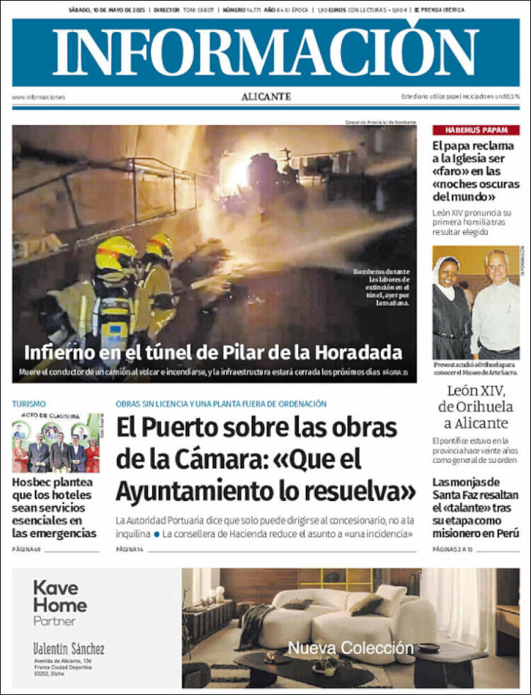 Portada de Diario Información (España)