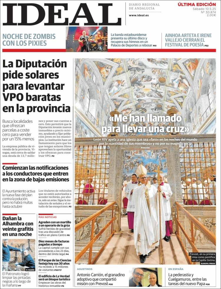 Portada de Ideal (España)