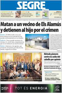 Portada de Segre  (España)