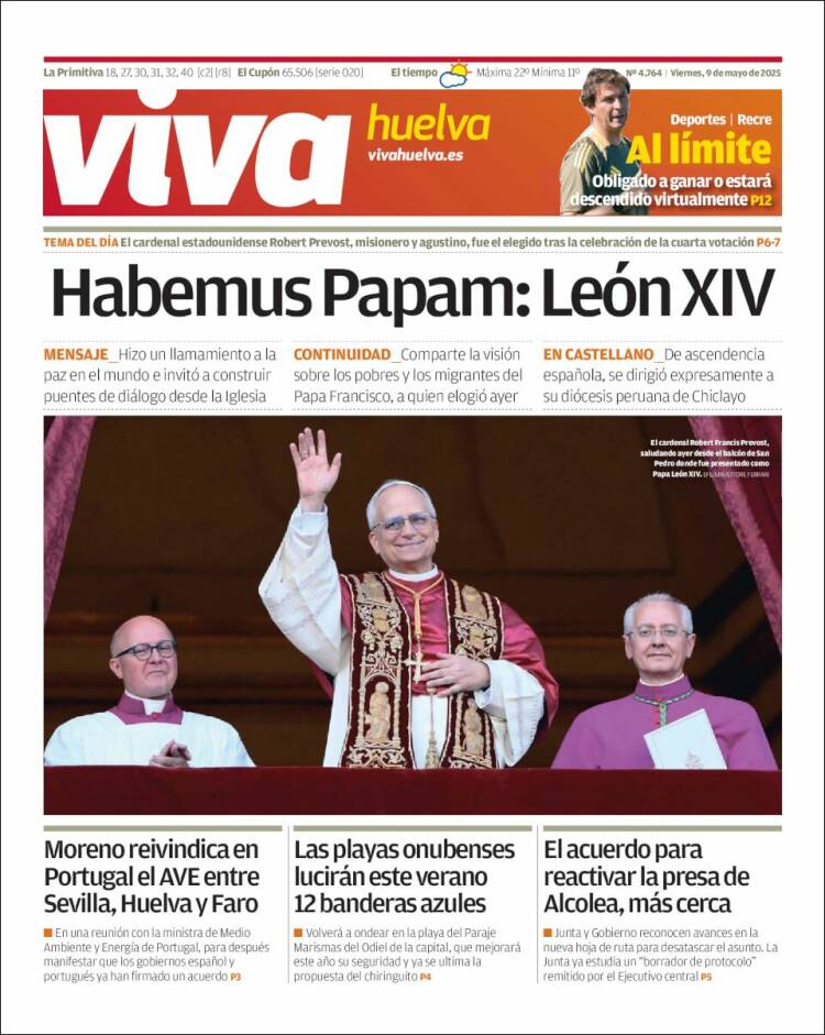 Portada de Viva Huelva (España)