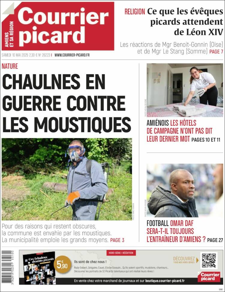 Portada de Courrier Picard (Francia)