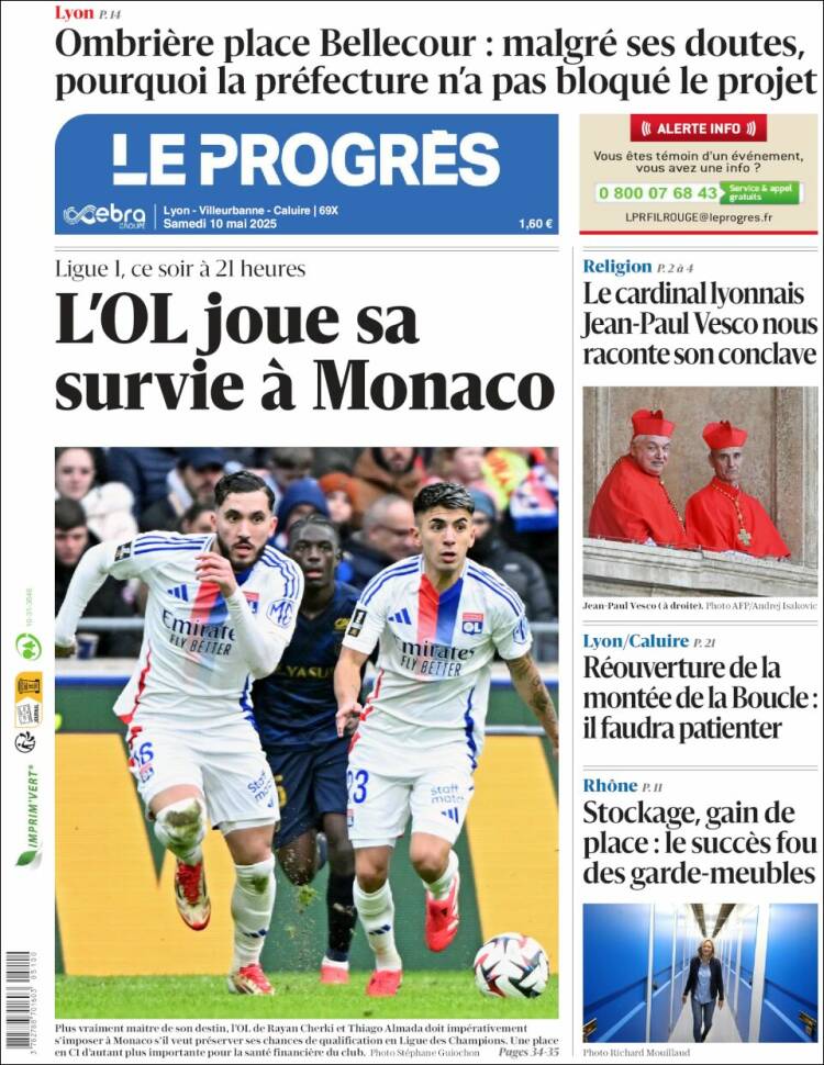 Portada de Progres de Fecamp (Francia)