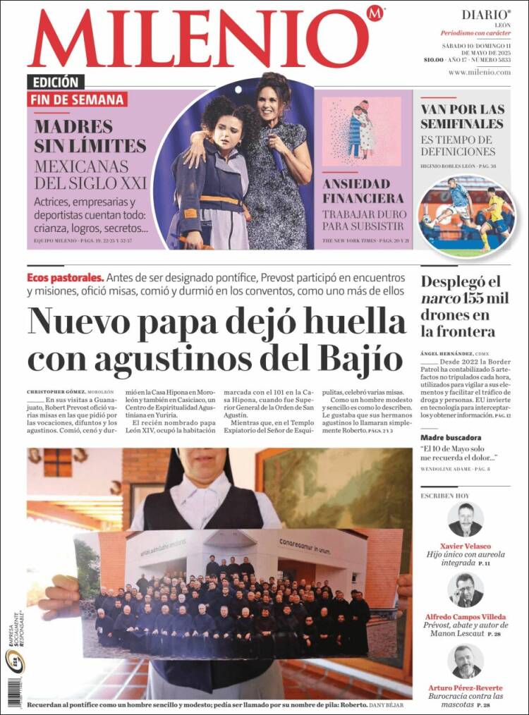 Portada de Milenio de León (México)