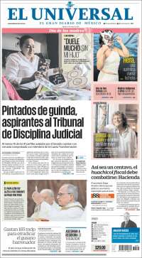 Portada de El Universal (México)