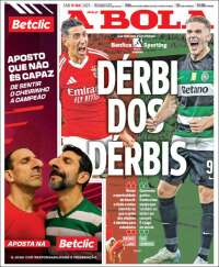 Portada de A Bola (Portugal)