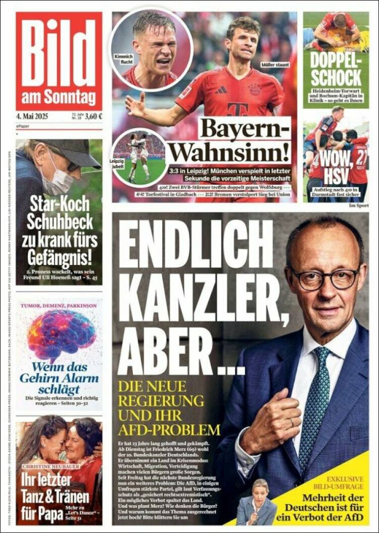 Portada de Bild (Alemania)