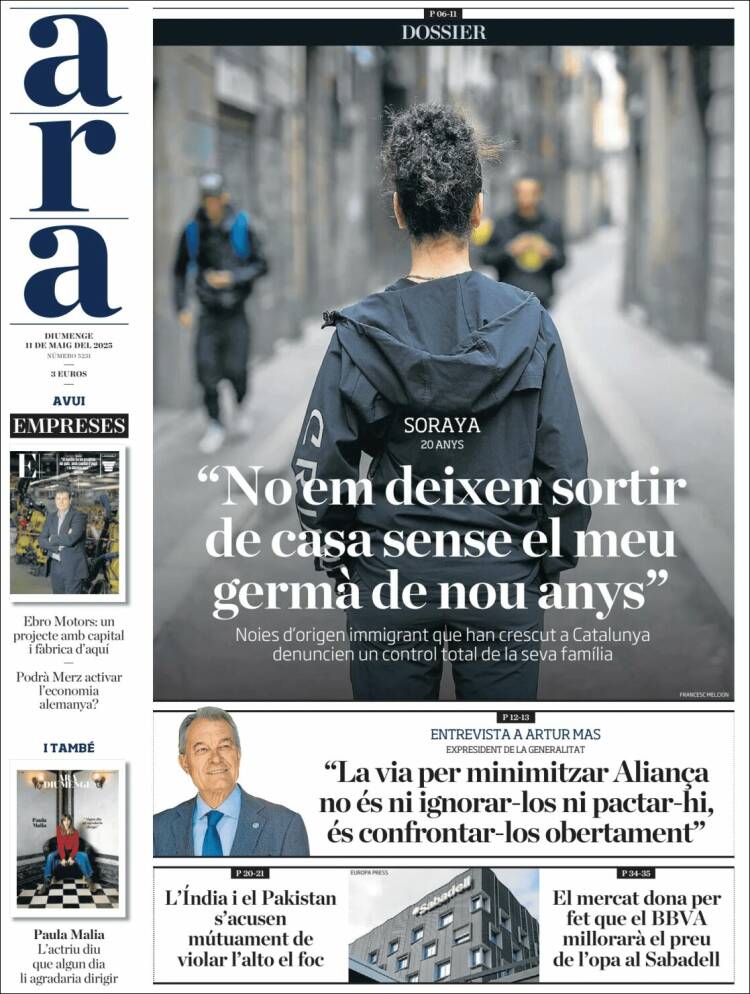 Portada de Ara (España)