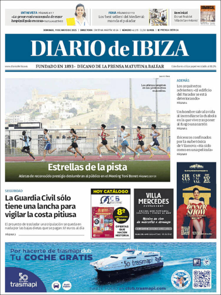 Portada de Diario de Ibiza (España)