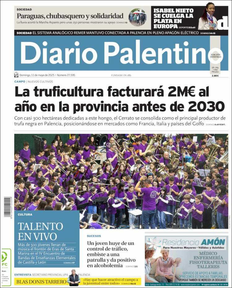 Portada de Diario Palentino (España)