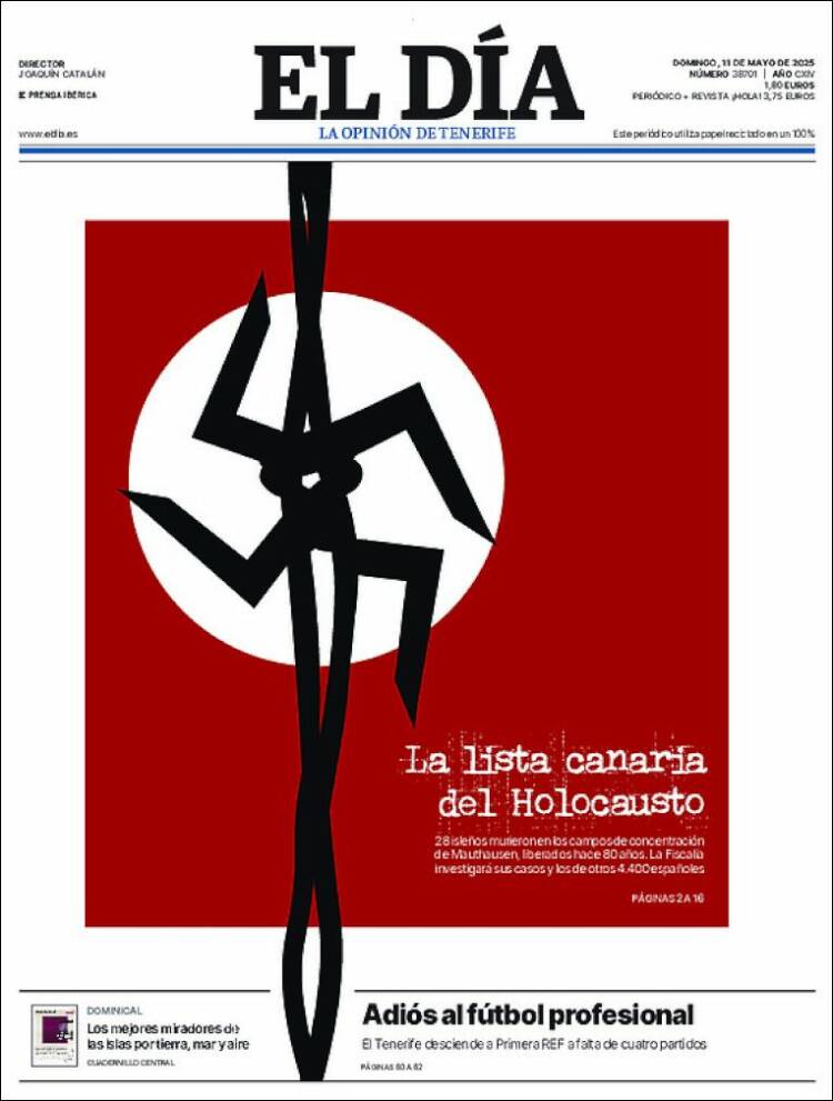 Portada de El Día (España)