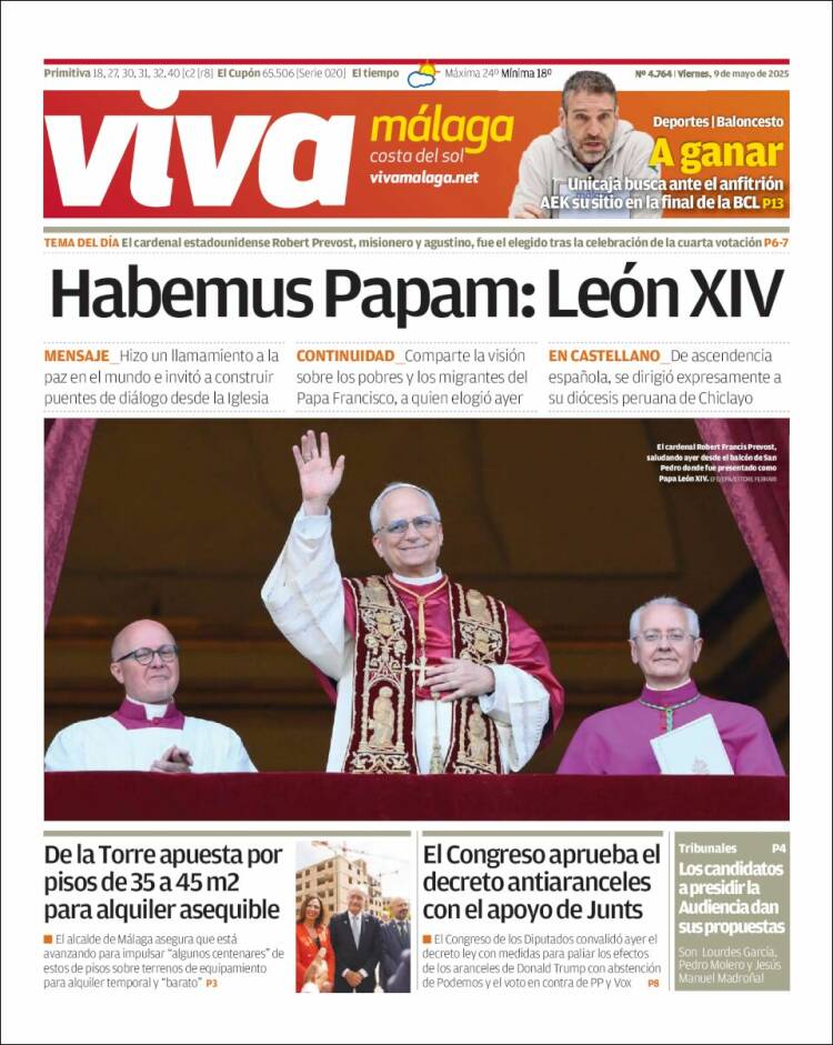 Portada de Viva Málaga (España)