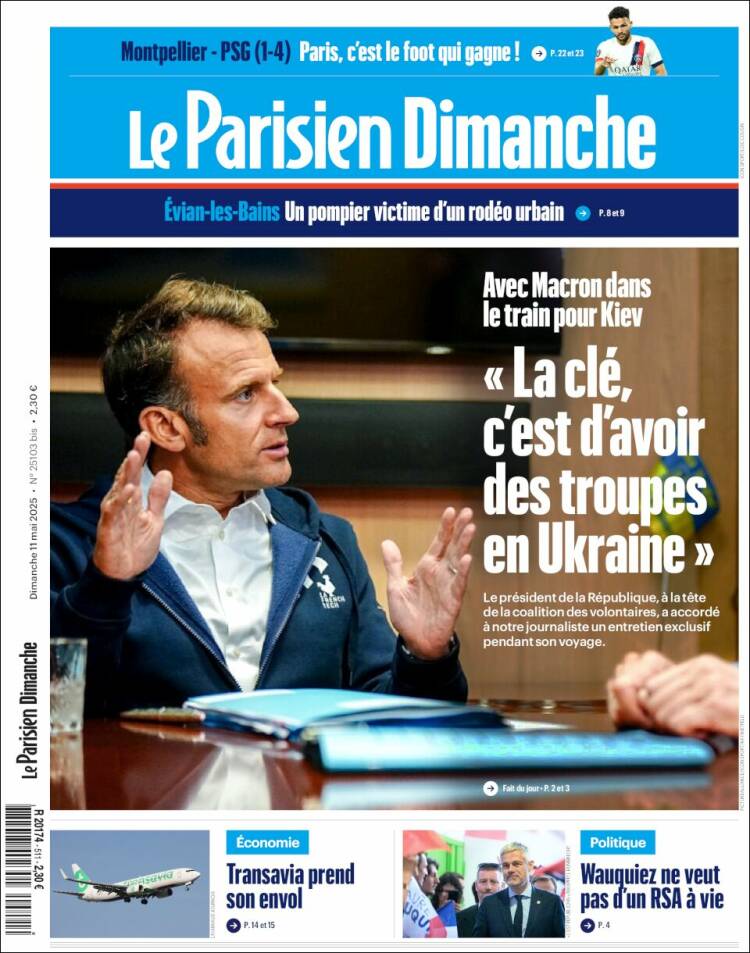 Portada de Le Parisien (France)