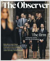Portada de The Observer (Royaume-Uni)