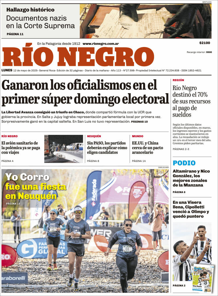 Portada de Rio Negro (Argentina)