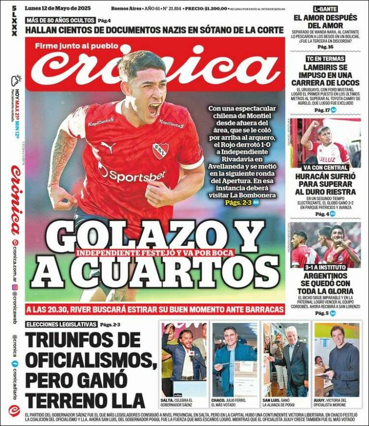 Portada de La Voz del Chaco (Argentine)