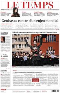 Portada de Le Matin (Suisse)