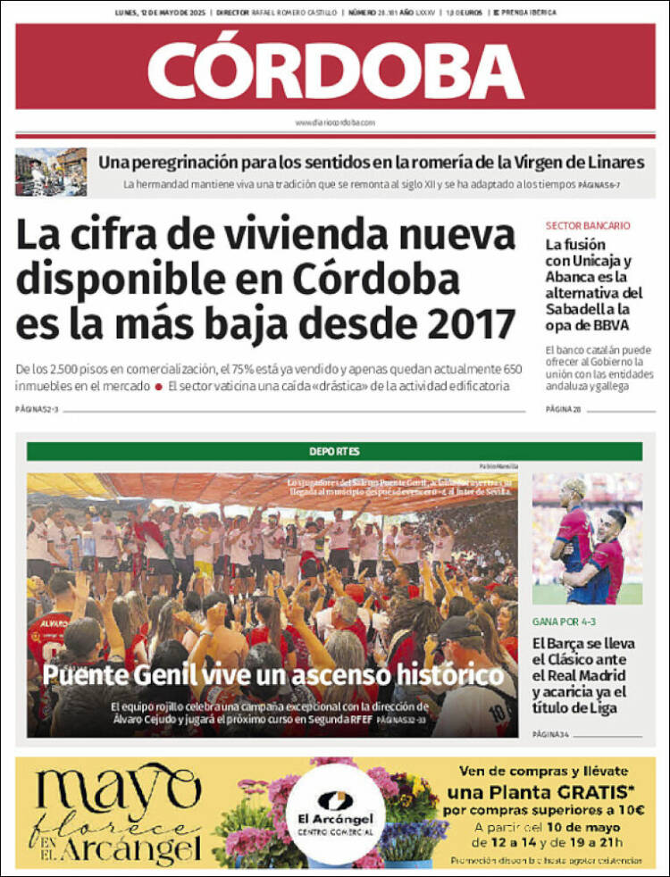 Portada de Diario de Córdoba (España)