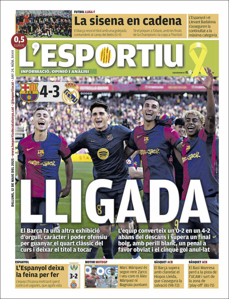 Portada de L'Esportiu (España)