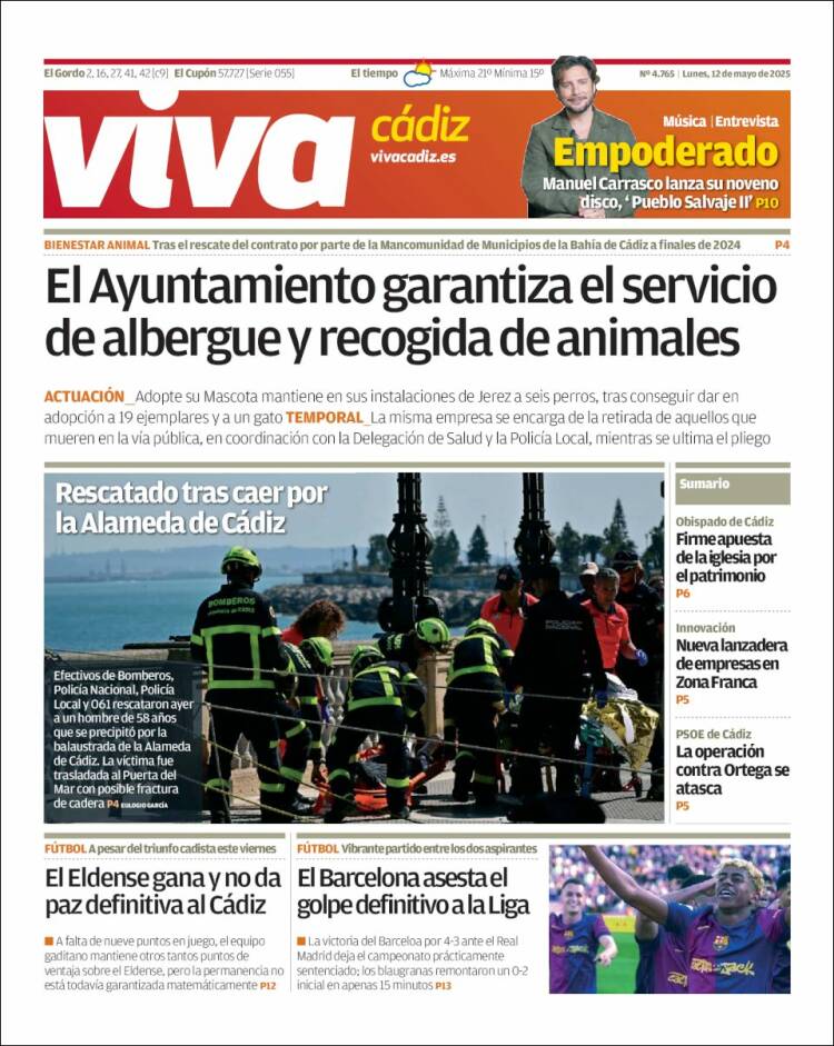 Portada de Información - Cadiz (España)