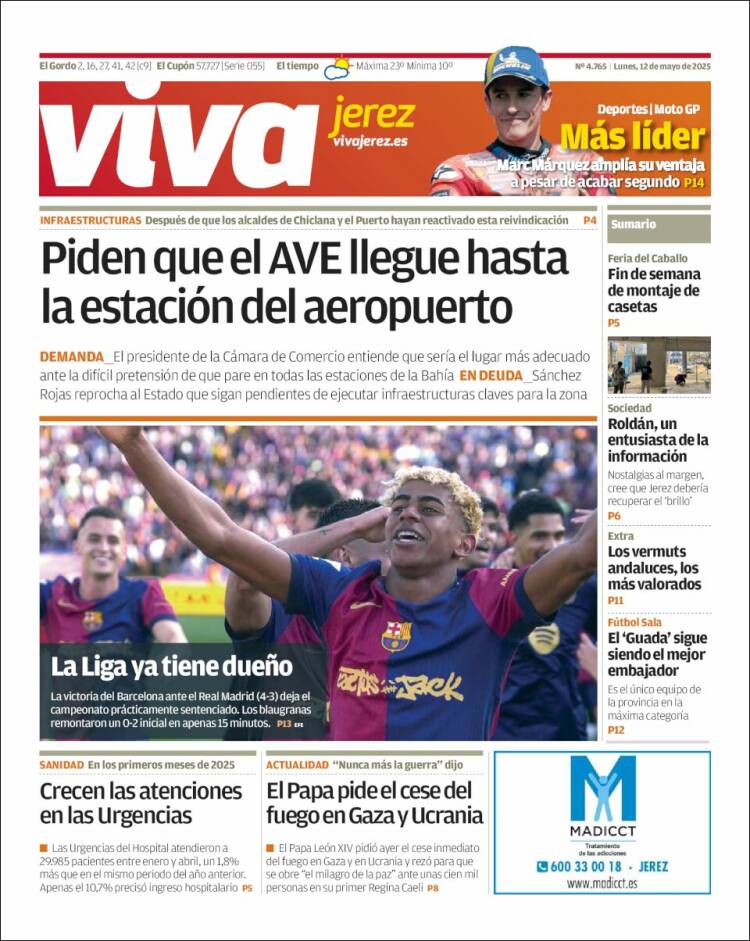 Portada de Información - Jerez (España)